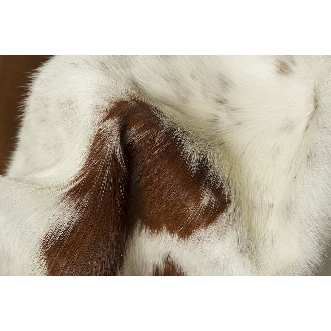 Natural  Kobe Cowhide Rug  1-Piece  White/brown Image 4