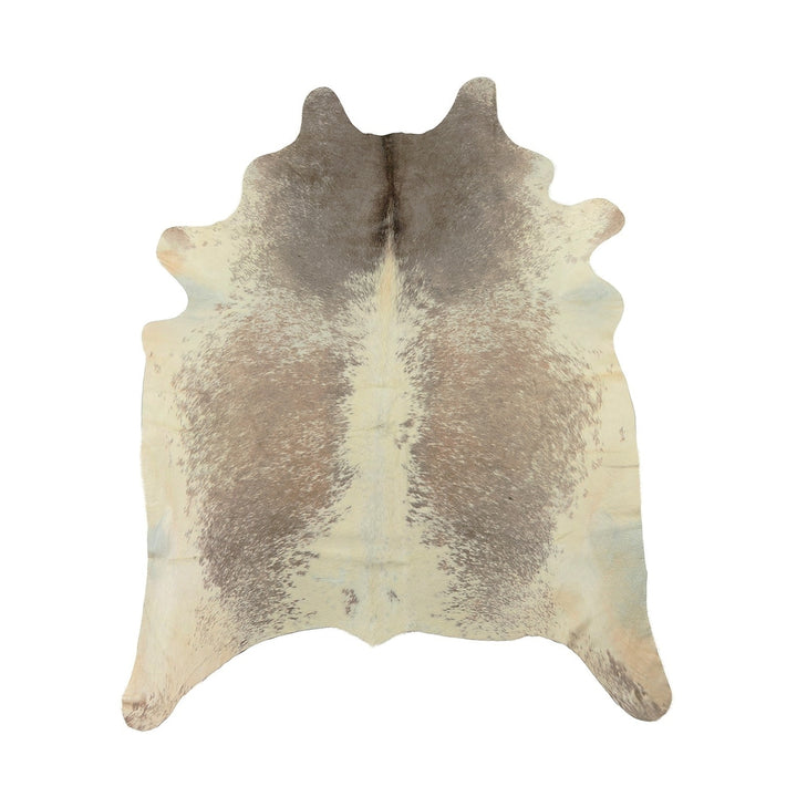 Natural  Kobe Cowhide Rug  1-Piece  S and p tan/white Image 1