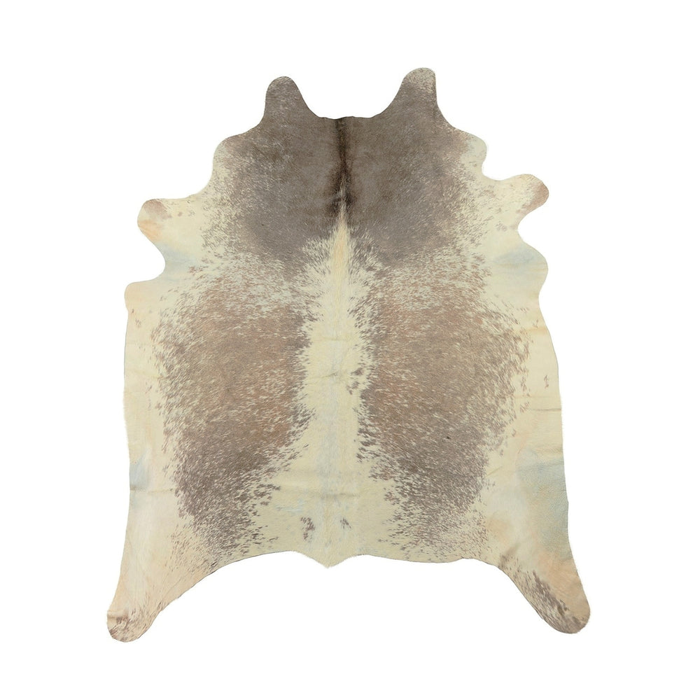 Natural  Kobe Cowhide Rug  1-Piece  S and p tan/white Image 2