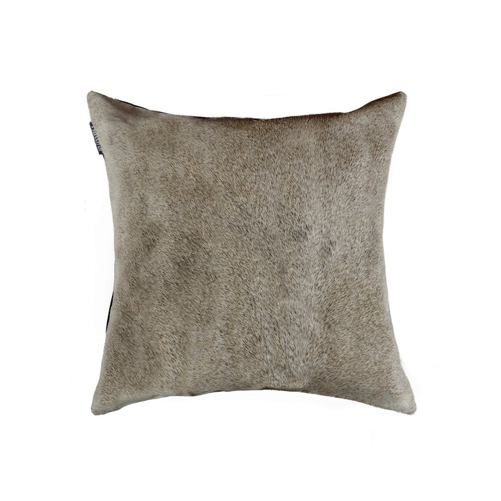 Natural  Torino Cowhide Pillow  1-Piece  Grey Image 3