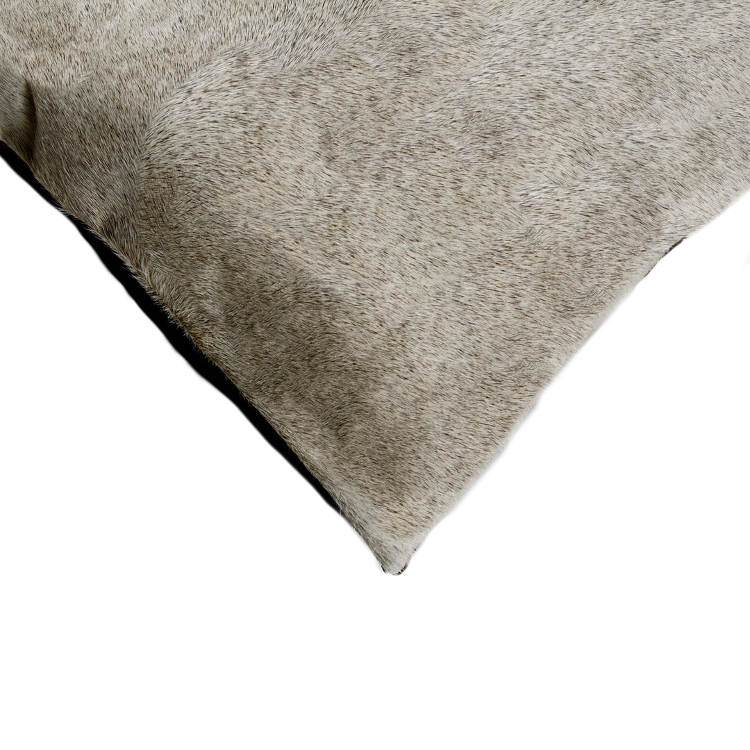 Natural  Torino Cowhide Pillow  1-Piece  Grey Image 4