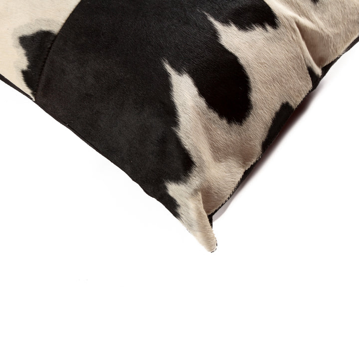 Natural  Torino Cowhide Pillow  2-Piece  18"x18"  1 Image 4