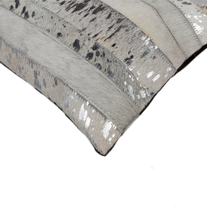 Natural  Torino Madrid Cowhide Pillow  1-Piece  12"x20"  1 Image 2