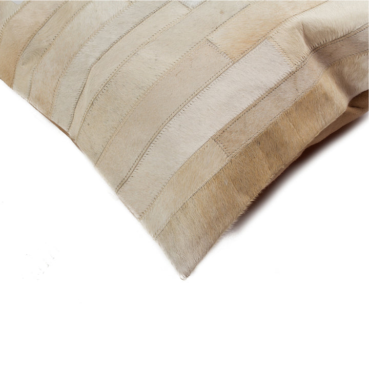 Natural  Torino Madrid Cowhide Pillow  1-Piece  12"x20"  1 Image 6