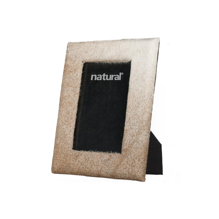 Taj Hotel Durango Cowhide Picture Frame Natural 1-Piece 100% Indian Leather Image 8