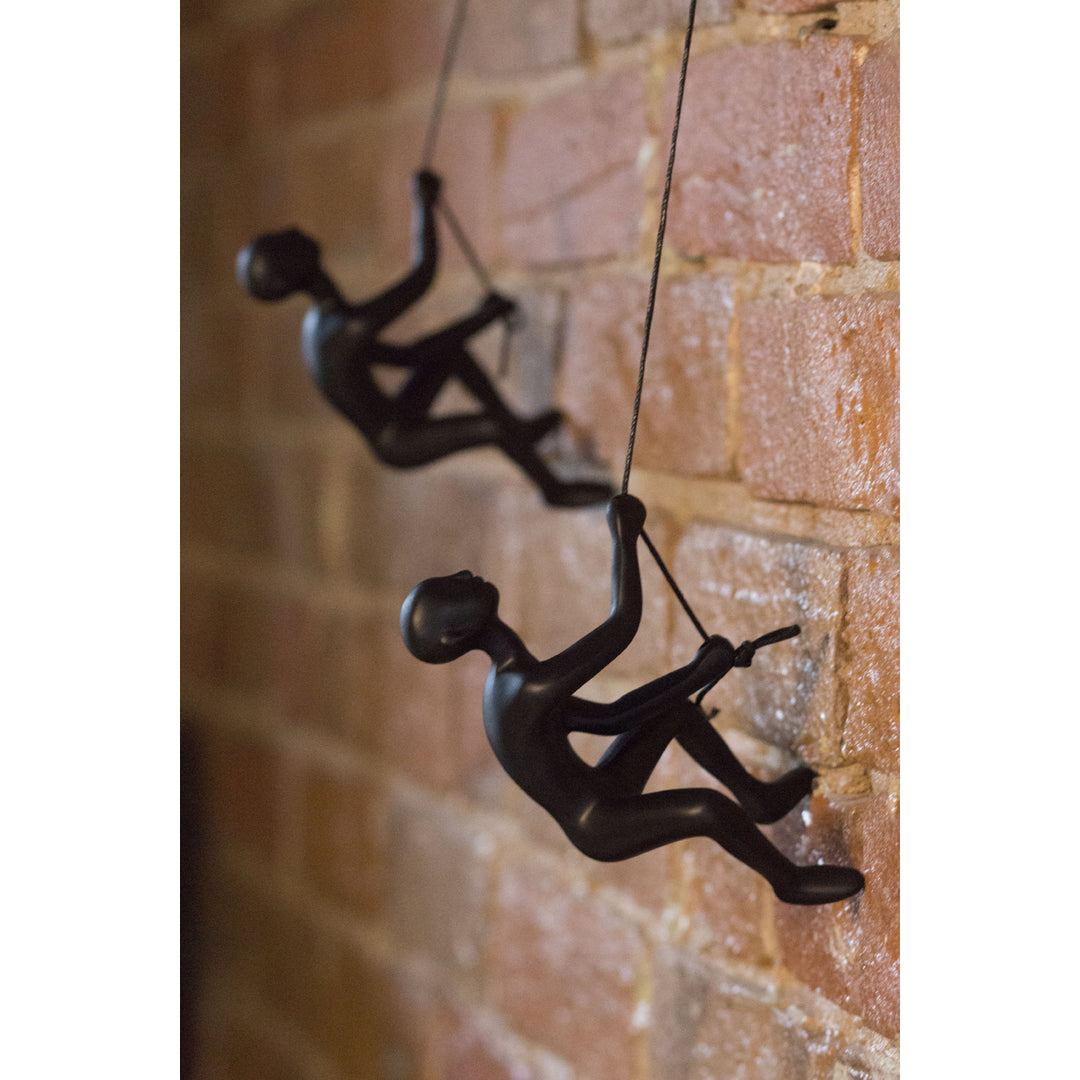 Climbing Man  Classic Wall-Art Sculpture  2-Piece Image 2