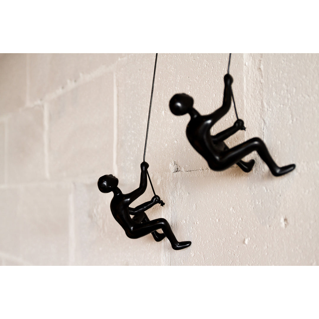 Climbing Man  Classic Wall-Art Sculpture  2-Piece Image 4