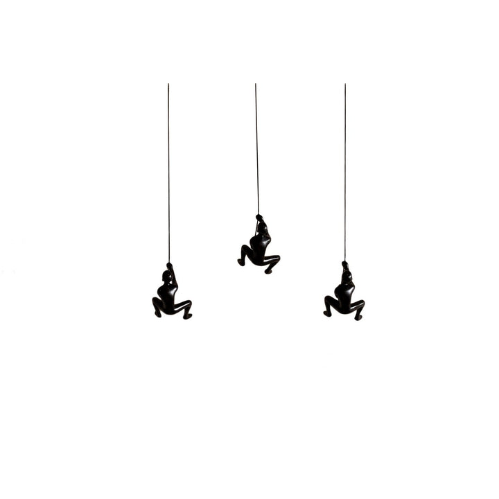 Climbing Man  Classic Wall-Art Sculpture  3-Piece  1 Image 1