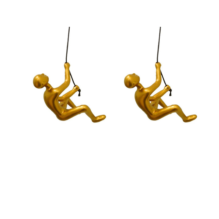 Climbing Man  Classic Wall-Art Sculpture  2-Piece Image 1