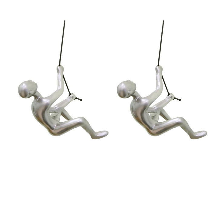 Climbing Man  Classic Wall-Art Sculpture  2-Piece Image 8