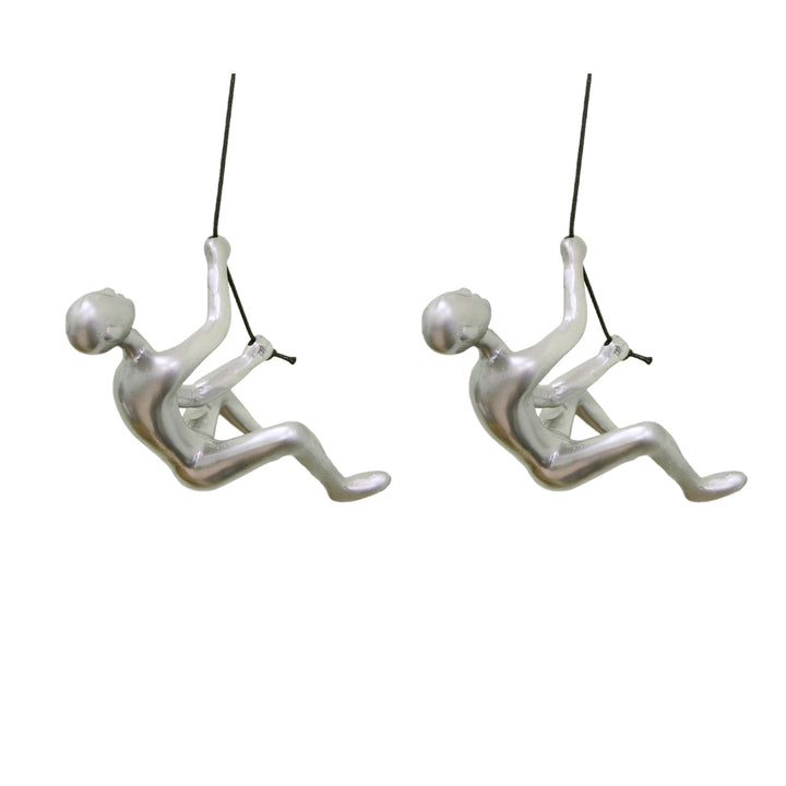 Climbing Man  Classic Wall-Art Sculpture  2-Piece Image 1