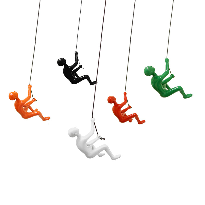 Climbing Man  Classic Wall-Art Sculpture  5-Piece Image 2