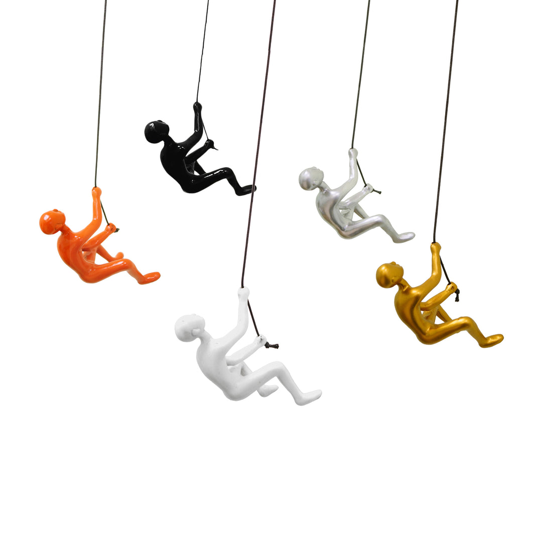 Climbing Man  Classic Wall-Art Sculpture  5-Piece Image 5