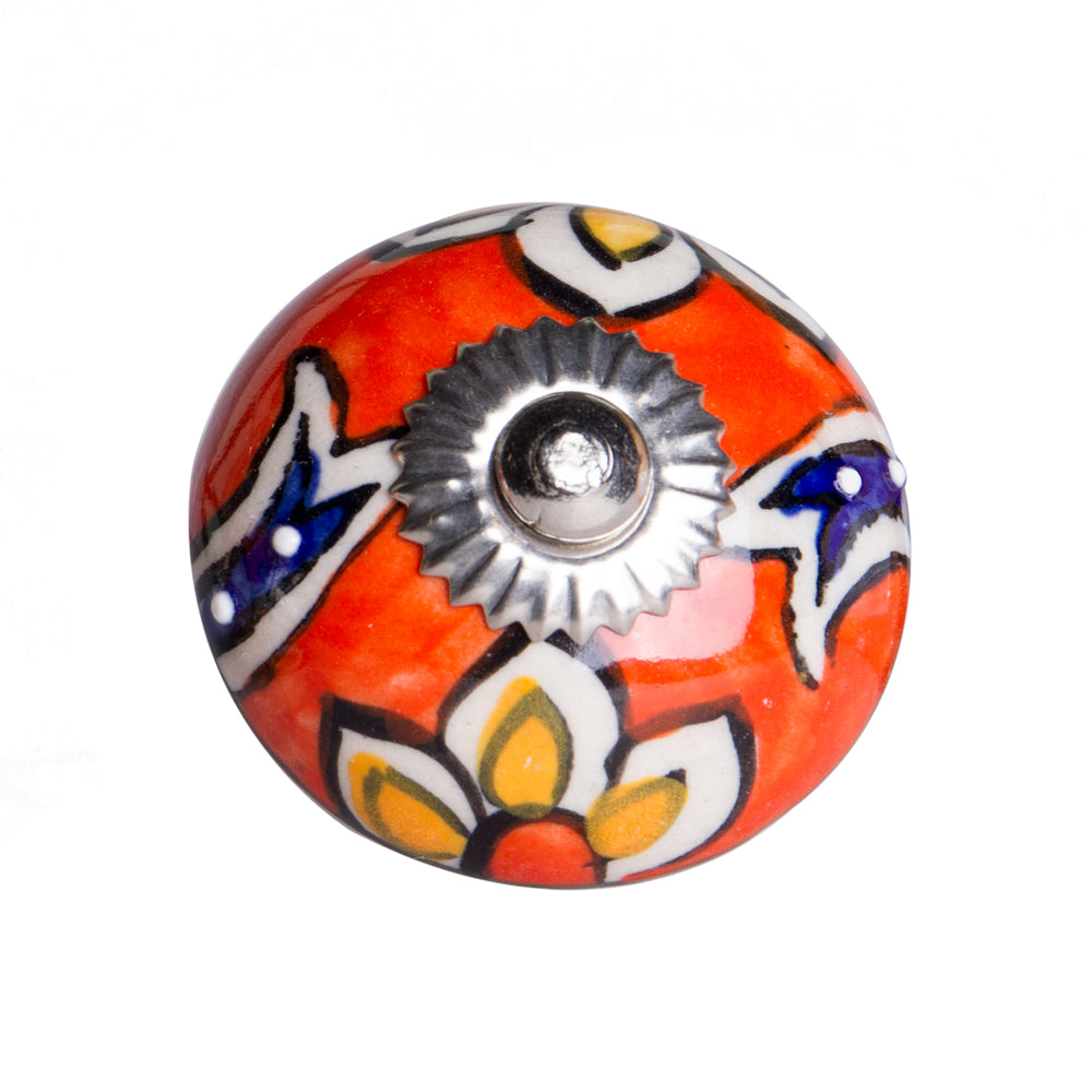 Knob-It 12-Piece Vintage Cabinet Drawer Knobs Hand Painted Bohemian 20 Inch Image 2