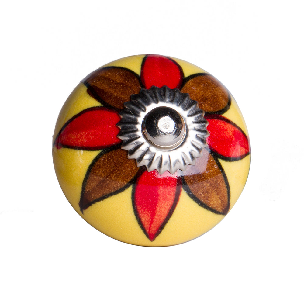 Knob-It 12-Piece Vintage Cabinet Drawer Knobs Hand Painted Bohemian Style 21" Image 2