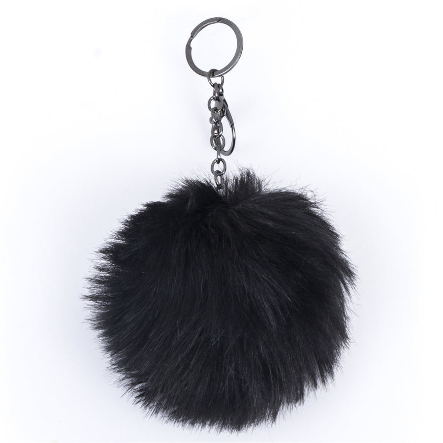 Luxe Fashion Faux faux Pom Pom 1 Inch Accessory for Keychains Bags Luggage Image 1