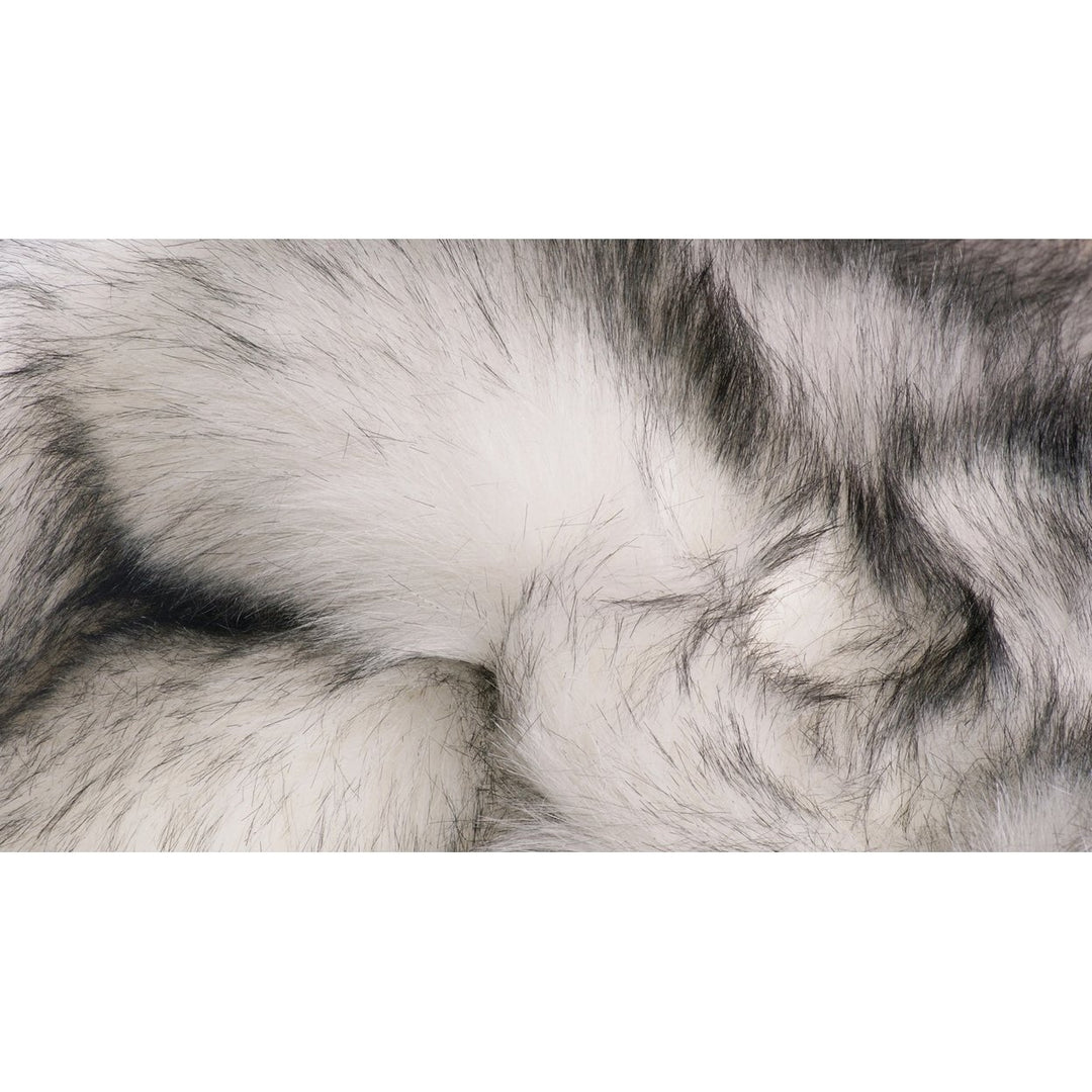 Luxe Arlington 6 Faux Sheepskin Circular Rug Plush Soft White Image 5