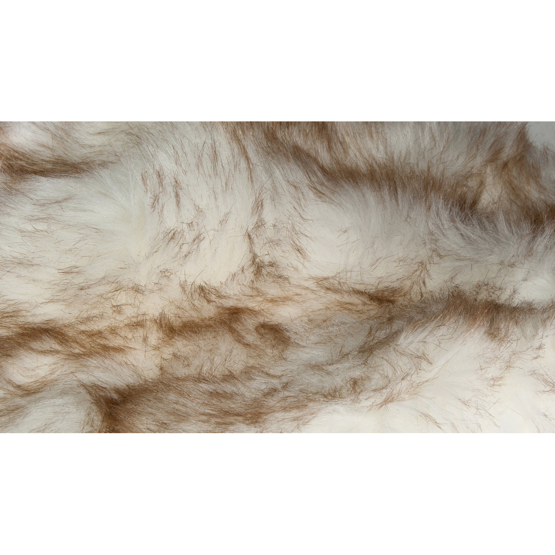 Luxe Arlington 6 Faux Sheepskin Circular Rug Plush Soft White Image 8