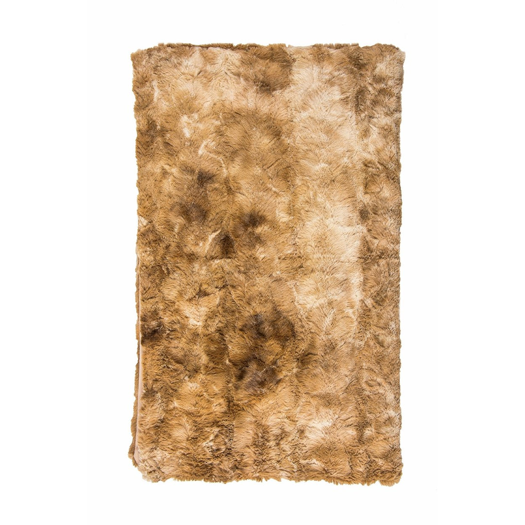 Luxe Faux faux Throw 50"x60" 100% Sheepskin Luxury Blanket Image 1