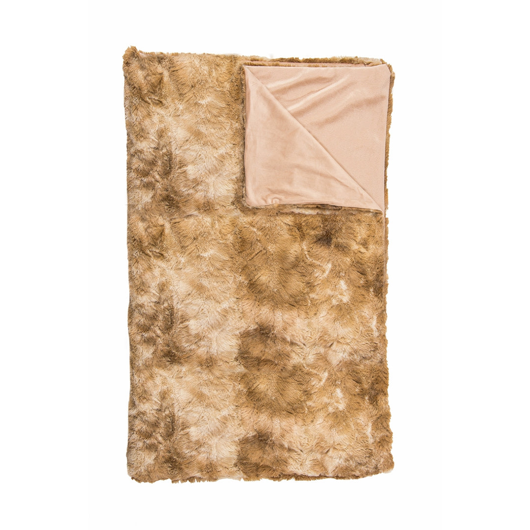 Luxe Faux faux Throw 50"x60" 100% Sheepskin Luxury Blanket Image 7