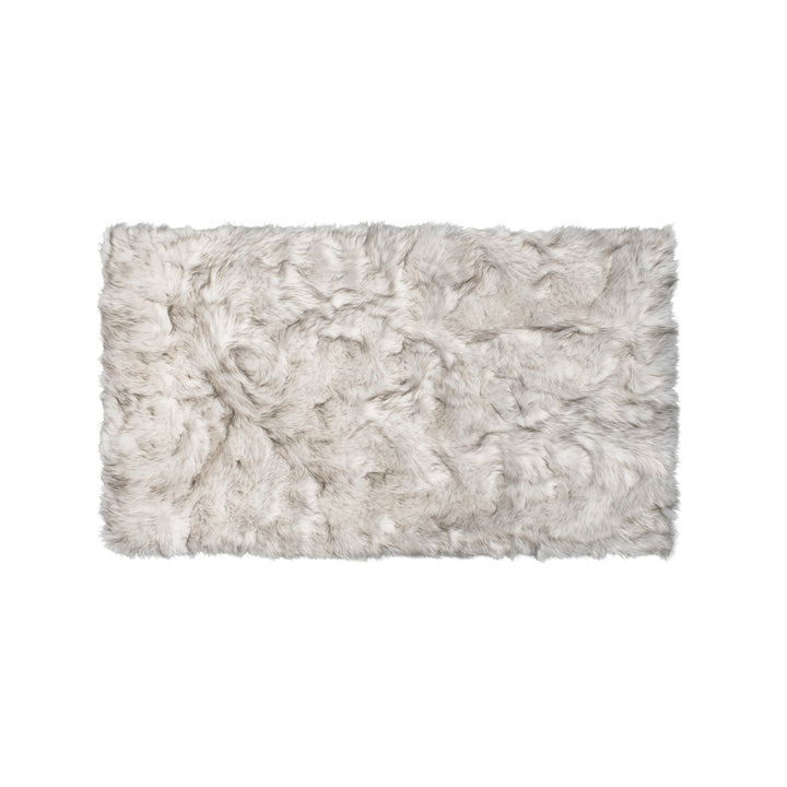 Luxe Hudson Faux Sheepskin Trio Rug 3x5 Natural Soft Area Rug Image 1