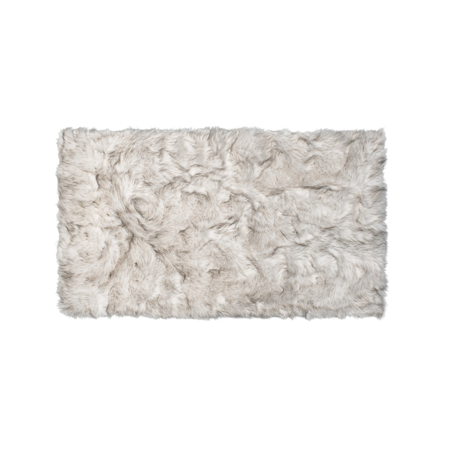 Luxe Hudson Faux Sheepskin Trio Rug 3x5 Natural Soft Area Rug Image 1