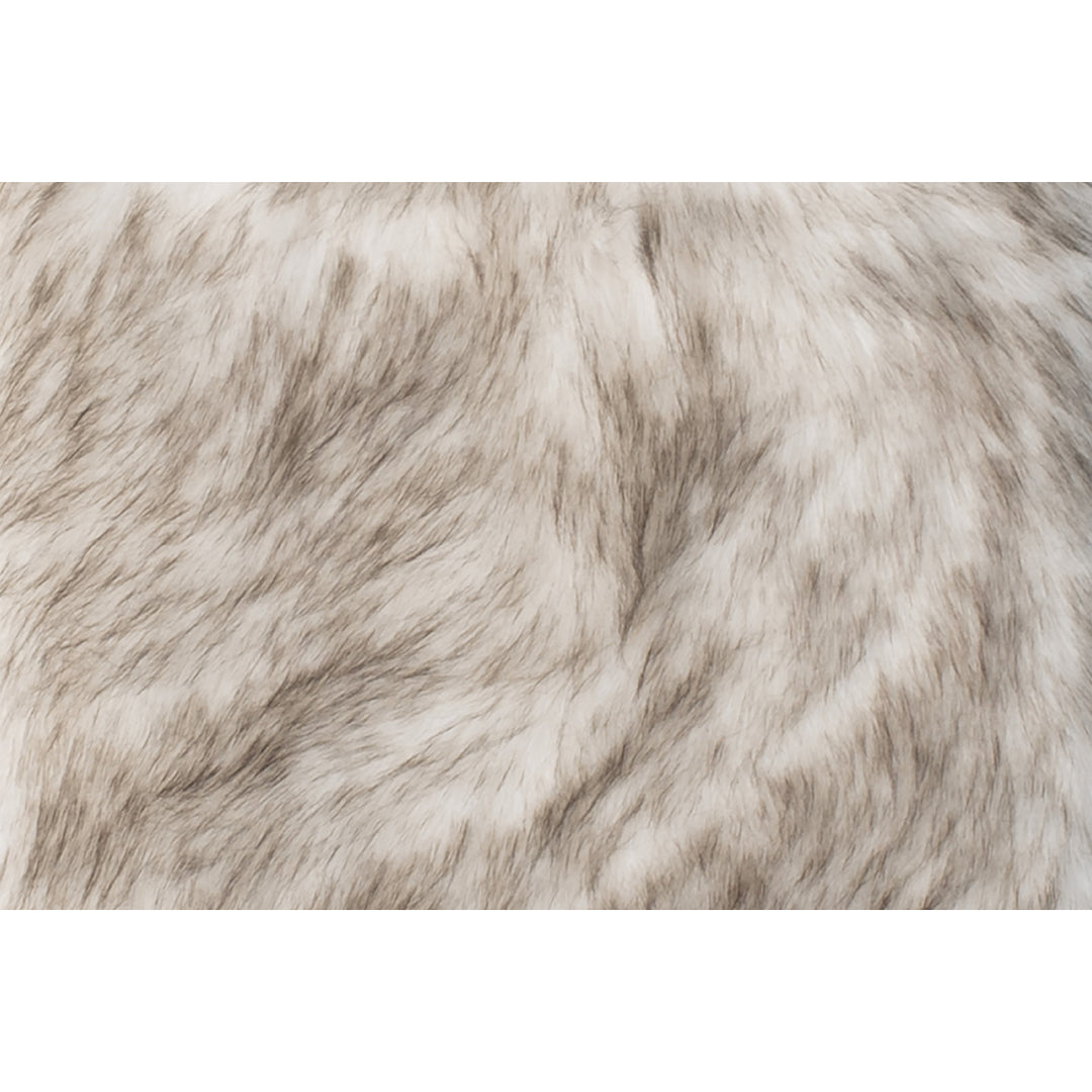 Luxe Laredo Faux Sheepskin Chair Pad 17x17 2-Piece Micro Suede Image 2