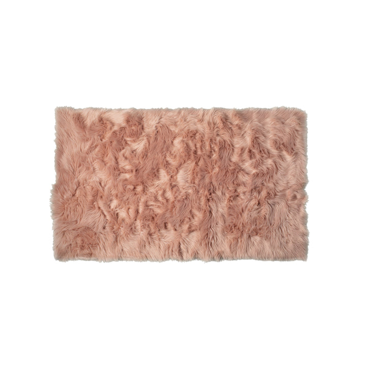 Luxe Hudson Faux Sheepskin Trio Rug 3x5 Natural Soft Area Rug Image 10