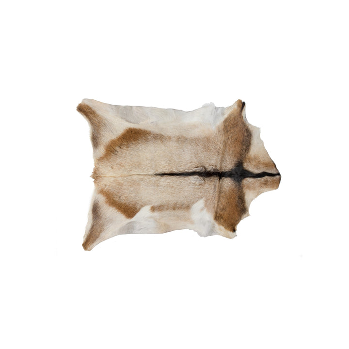 Natural Calfskin Throw Rug 2x3 Handmade Brazilian Cowhide Shed-Free Indoor Image 7