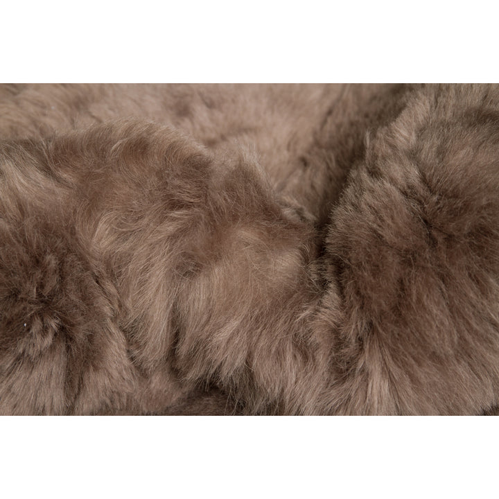 Icelandic Sheepskin Single Long-Haired Rug 2x3 Natural 100% faux Image 5