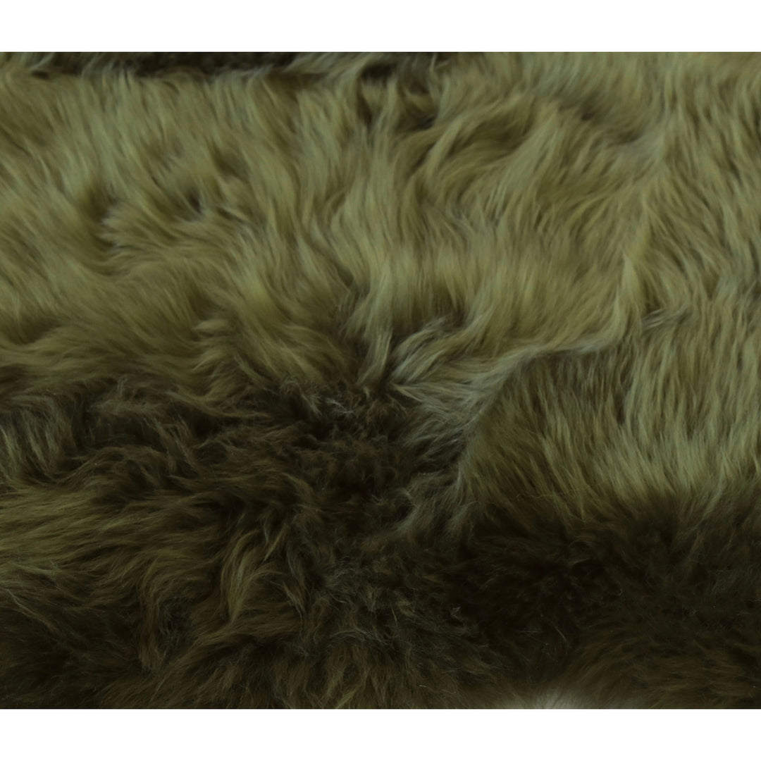 Natural  Milan Sheepskin Single Rug  1-Piece  2x3  4 Image 8