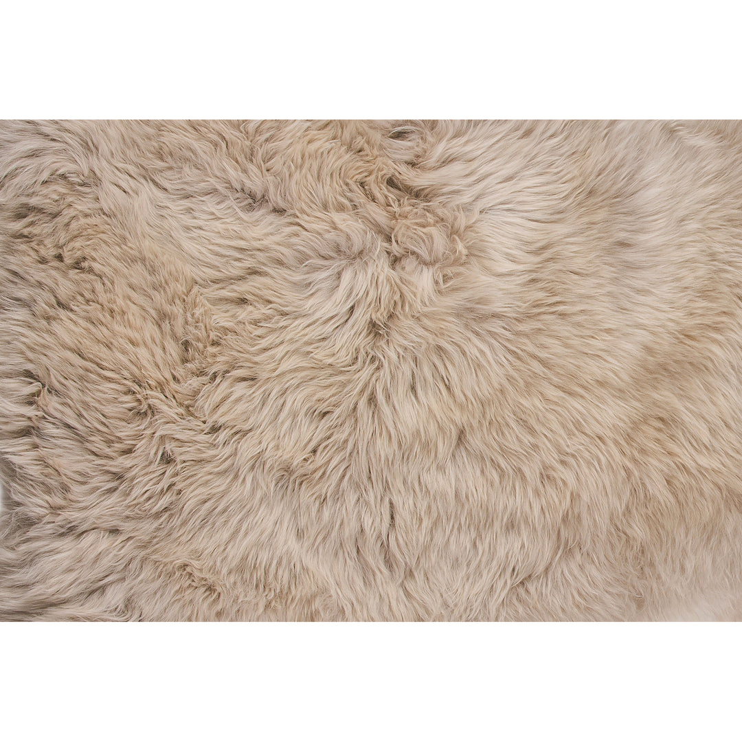 Zealand Sheepskin Octo Rug 7x6 Natural 100% Sheepskin 2 Inch Thick Image 5