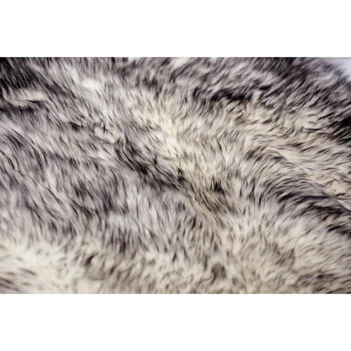 Zealand Sheepskin Quattro Rug 4x6 Natural 100% faux Soft Image 5