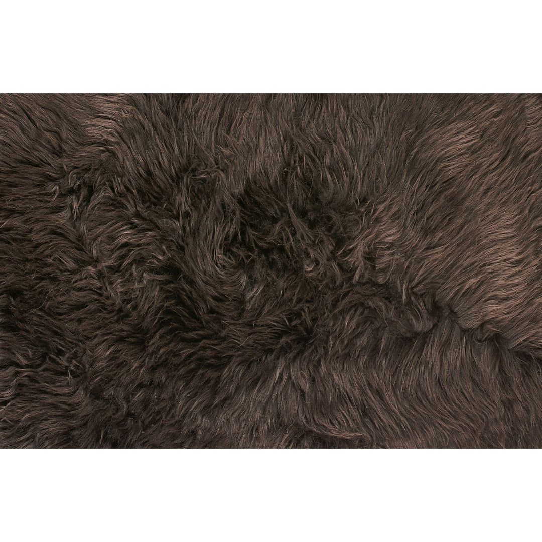 Zealand Sheepskin Quattro Rug 4x6 Natural 100% faux Soft Image 10