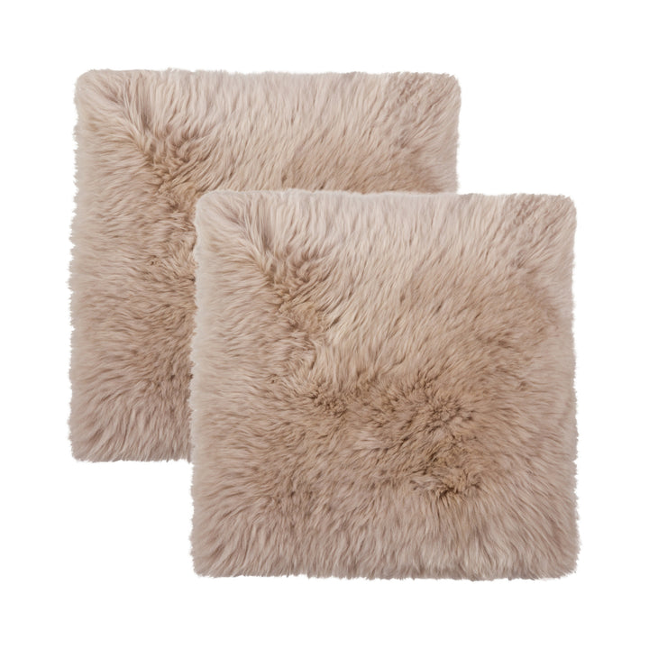 Zealand Sheepskin Chair Pad 17x17 2-Piece Anti-Skid Soft Micro Suede Image 5