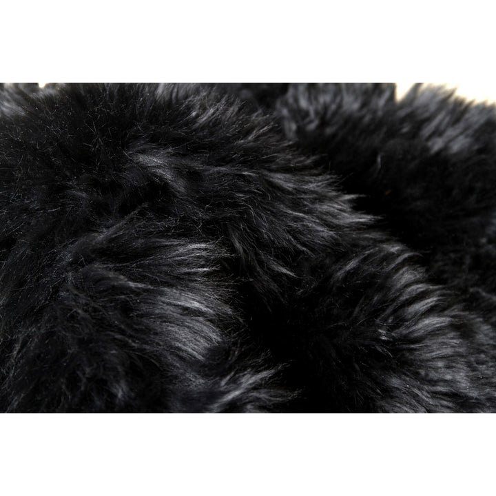 Natural Zealand Sheepskin Rug 5x6 1-inch Thick Soft 1-Piece Image 4