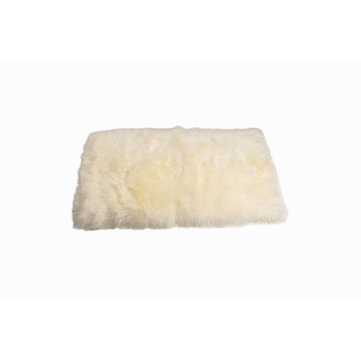 Natural Zealand Sheepskin Rectangular Rug 2x3 Feet 100% Wool Single Piece Image 4