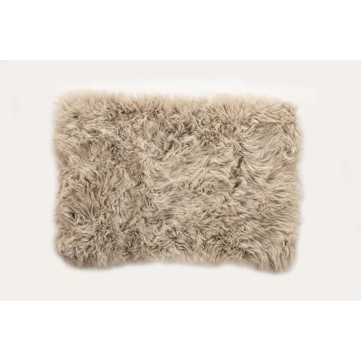 Natural Zealand Sheepskin Rectangular Rug 2x3 Feet 100% Wool Single Piece Image 1