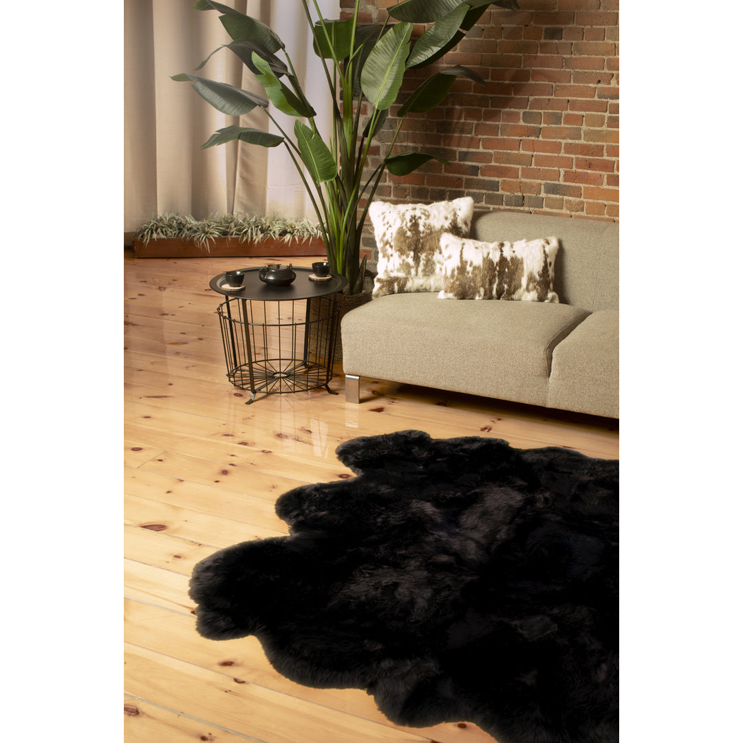 Natural Zealand Sheepskin Rug 5x6 1-inch Thick Soft 1-Piece Image 8