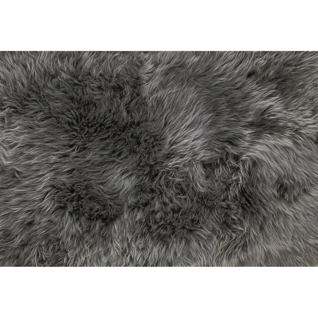 Natural Zealand Sheepskin Rug 5x6 1-inch Thick Soft 1-Piece Image 10