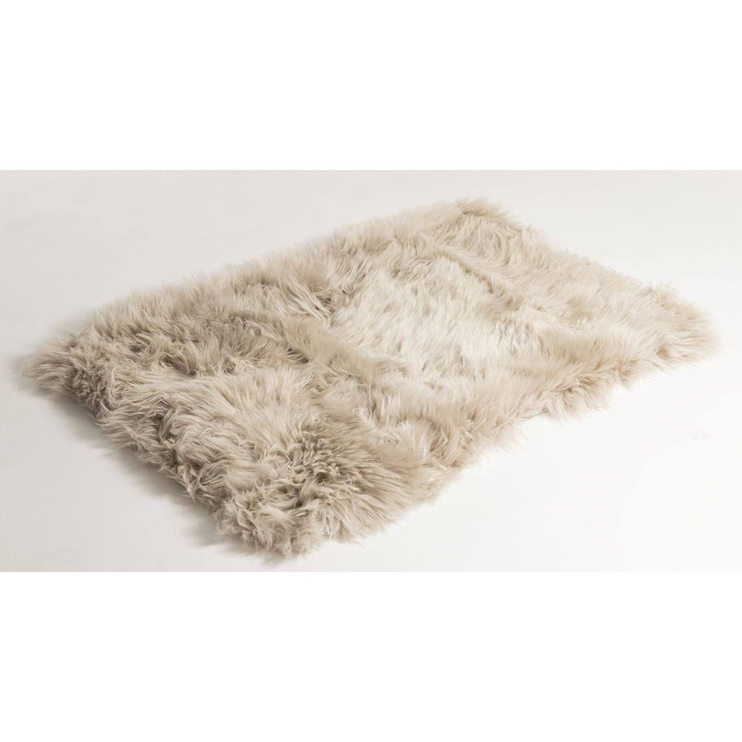 Natural Zealand Sheepskin Rectangular Rug 2x3 Feet 100% Wool Single Piece Image 8