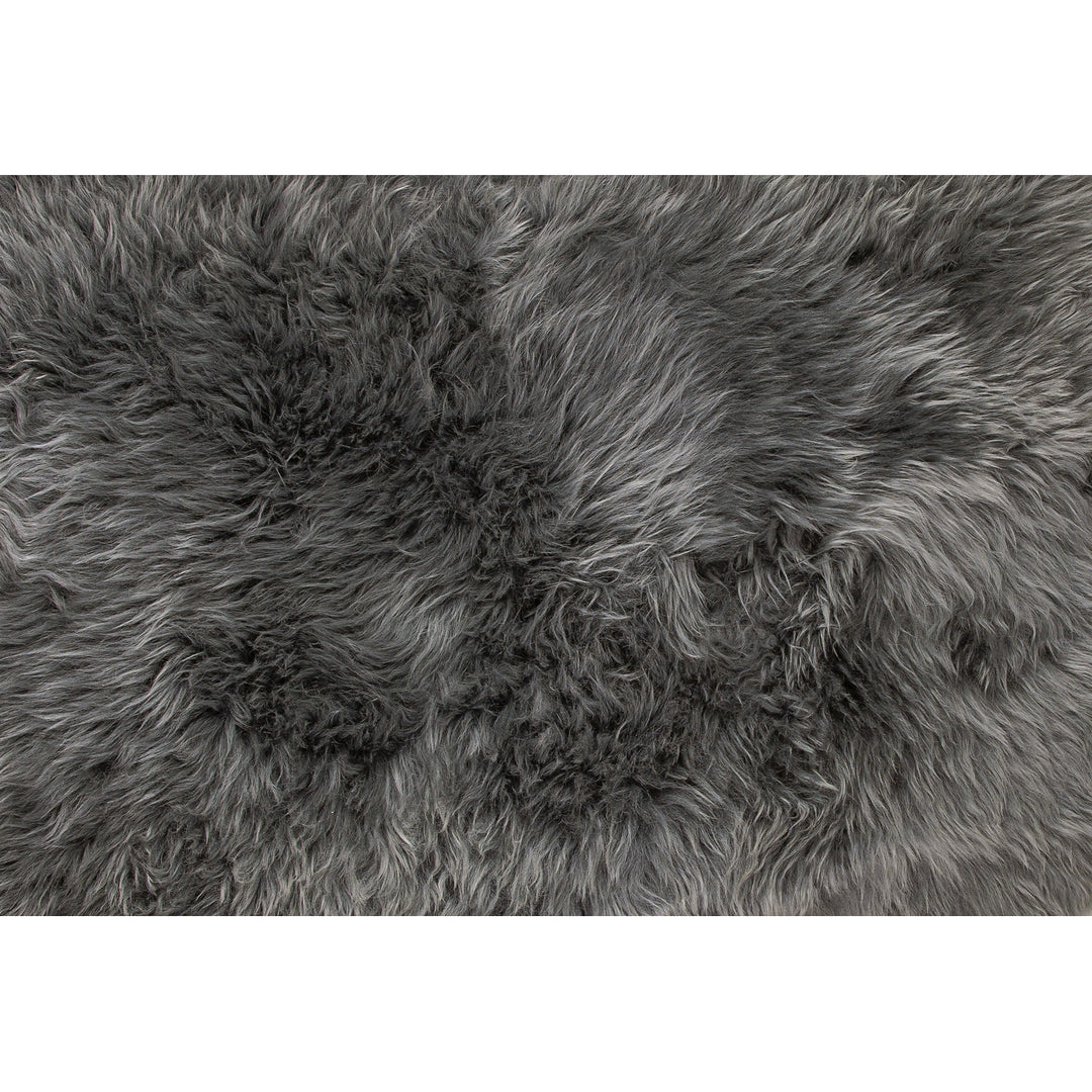 Natural   Zealand Sheepskin Single Rectangular Rug  1-Piece  2x3  1 Image 8
