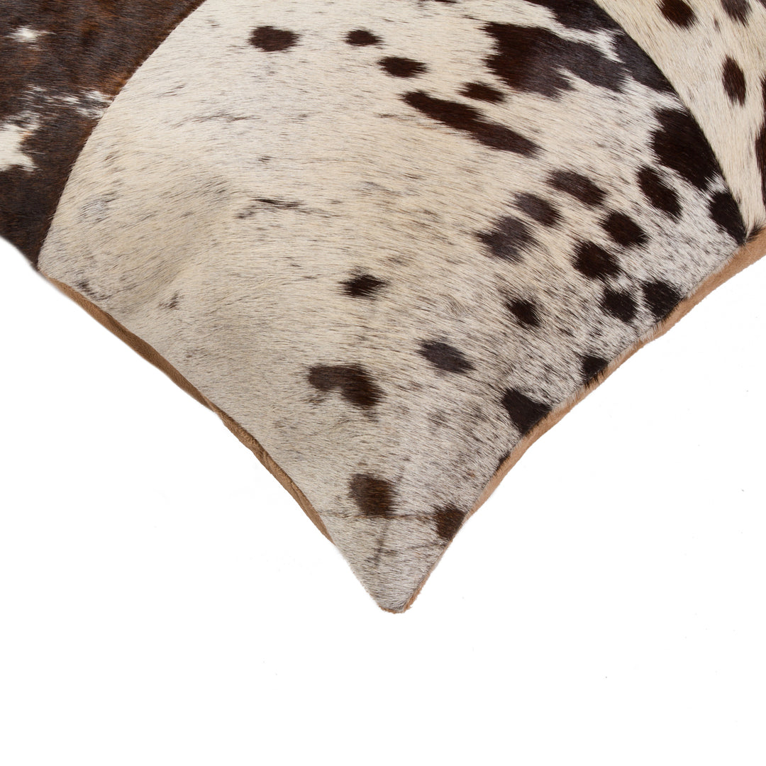 Torino Cowhide Pillow Set 18x18 Natural Color 100% Indian Cowhide 2-Piece Image 6