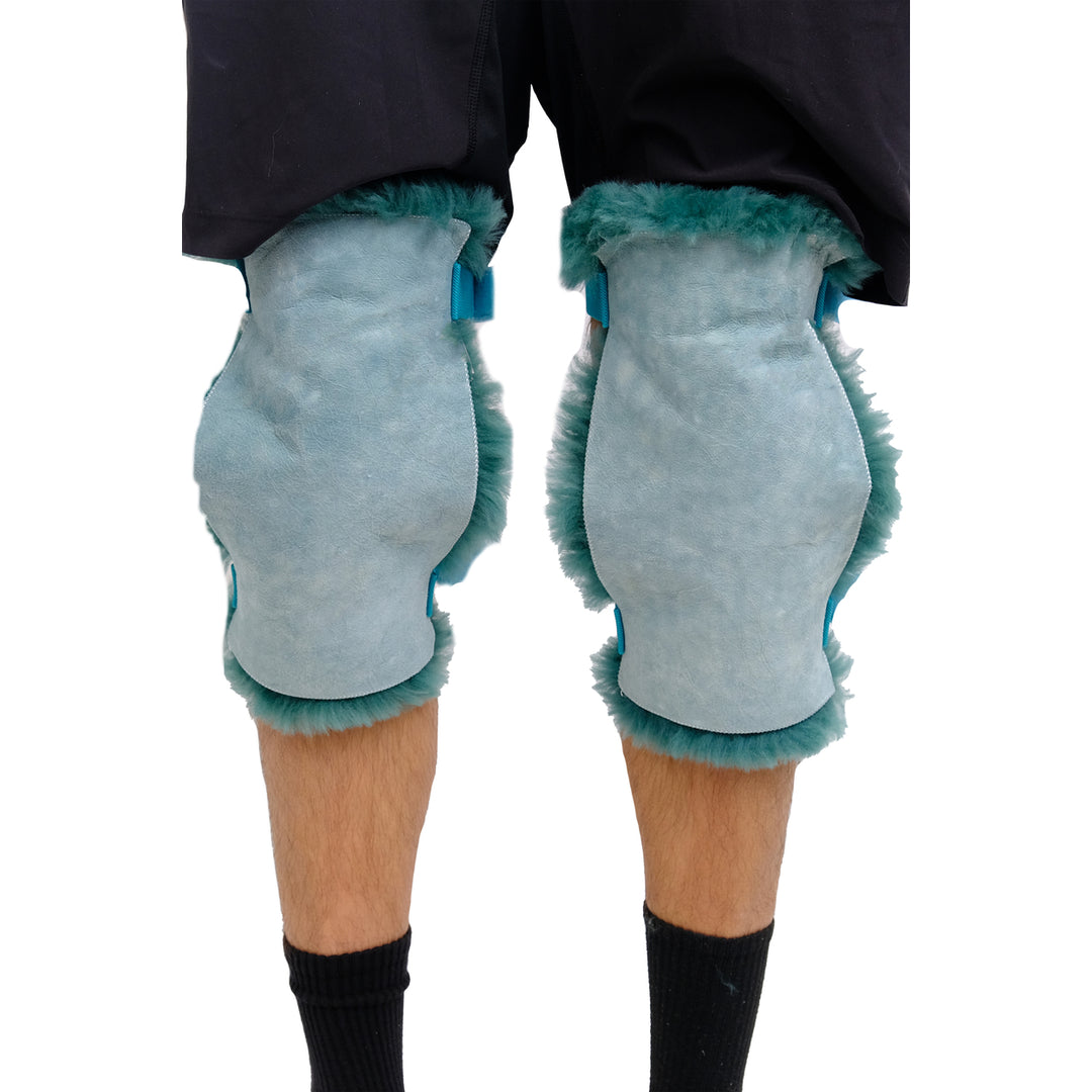 Natural Medical Sheepskin Knee Pads 2-Piece 11.5"x7" Adjustable Comfort Wool Image 10