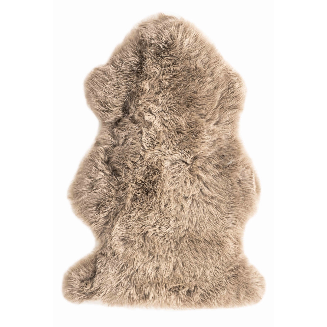 Milan Sheepskin Rug Vole 2x3 Natural Soft Luxury Decor Area Carpet Image 1