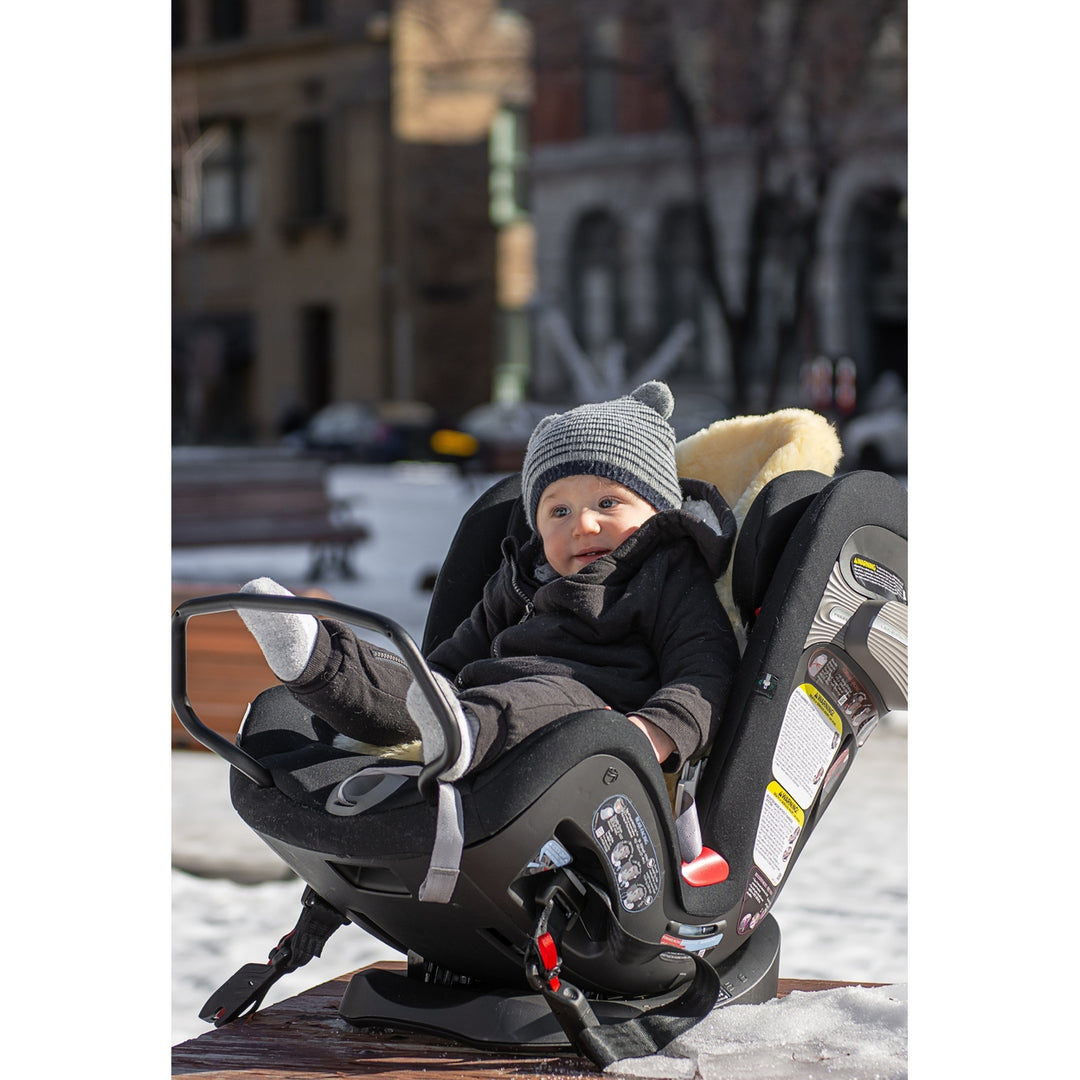 Natural Infant Cozy Baby Lambskin Chair Pad  1-Piece  Cornsilk cream Image 3