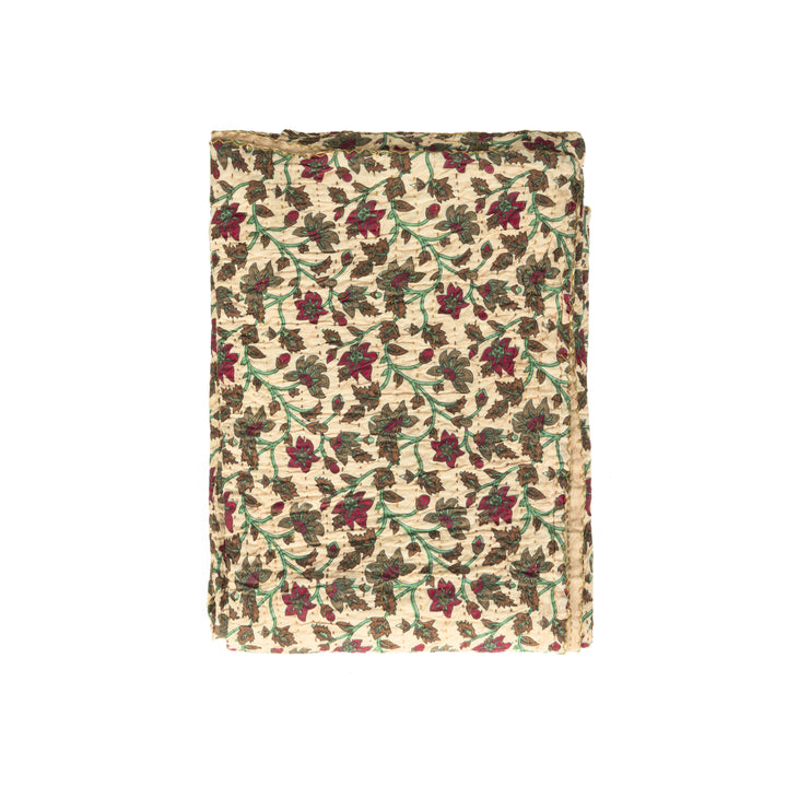 Taj Hotel Home Decor Kantha Cotton Throw | 1-Piece | 50"x70" | 8 Image 8