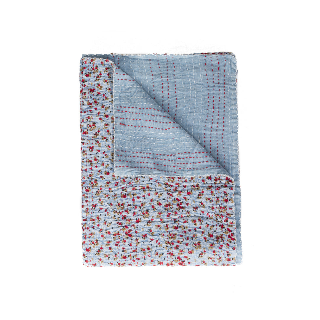 Taj Hotel Home Decor Kantha Cotton Throw | 1-Piece | 50"x70" | 8 Image 9