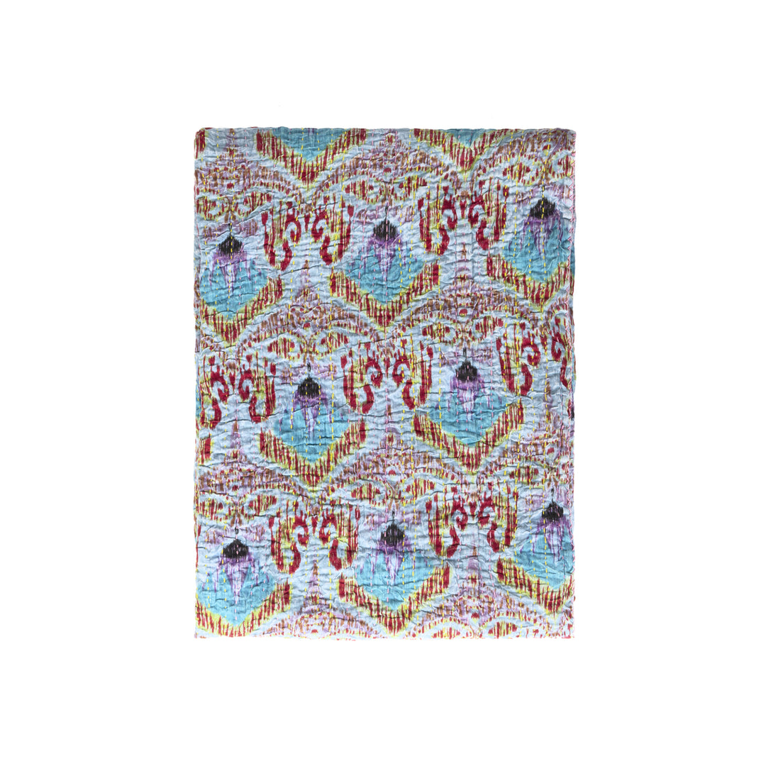 Taj Hotel Home Decor Kantha Cotton Throw | 1-Piece | 50"x70" | 9 Image 4