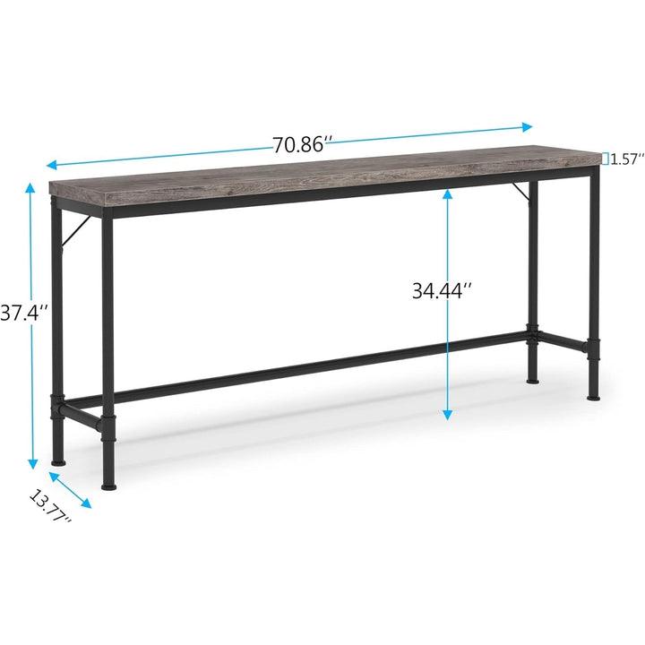 Tribesigns 70.9" Extra Long Console Table, Narrow Long Sofa Table Behind Couch Entryway Hallway Table Image 3